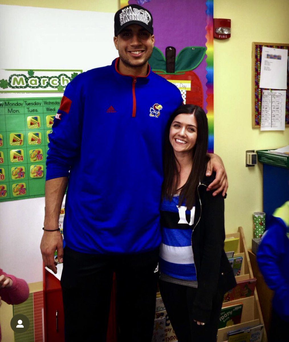 BirdPersonLFK's tweet photo. @SethDavisHoops My wife is an absolutely amazing teacher! ❤️ Unfortunately, she’s also a Duke fan living in Lawrence, KS…. So there’s that. Cc: @LandenLucas 🙈 https://t.co/S0c1QQITlV