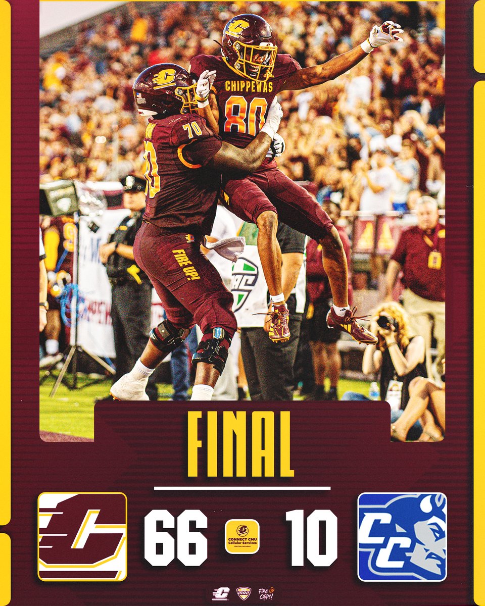 CMU_Football's tweet photo. WITH AUTHORITY 🤫🤯

#FireUpChips🔥⬆️🏈 https://t.co/Jum8zdyWp6