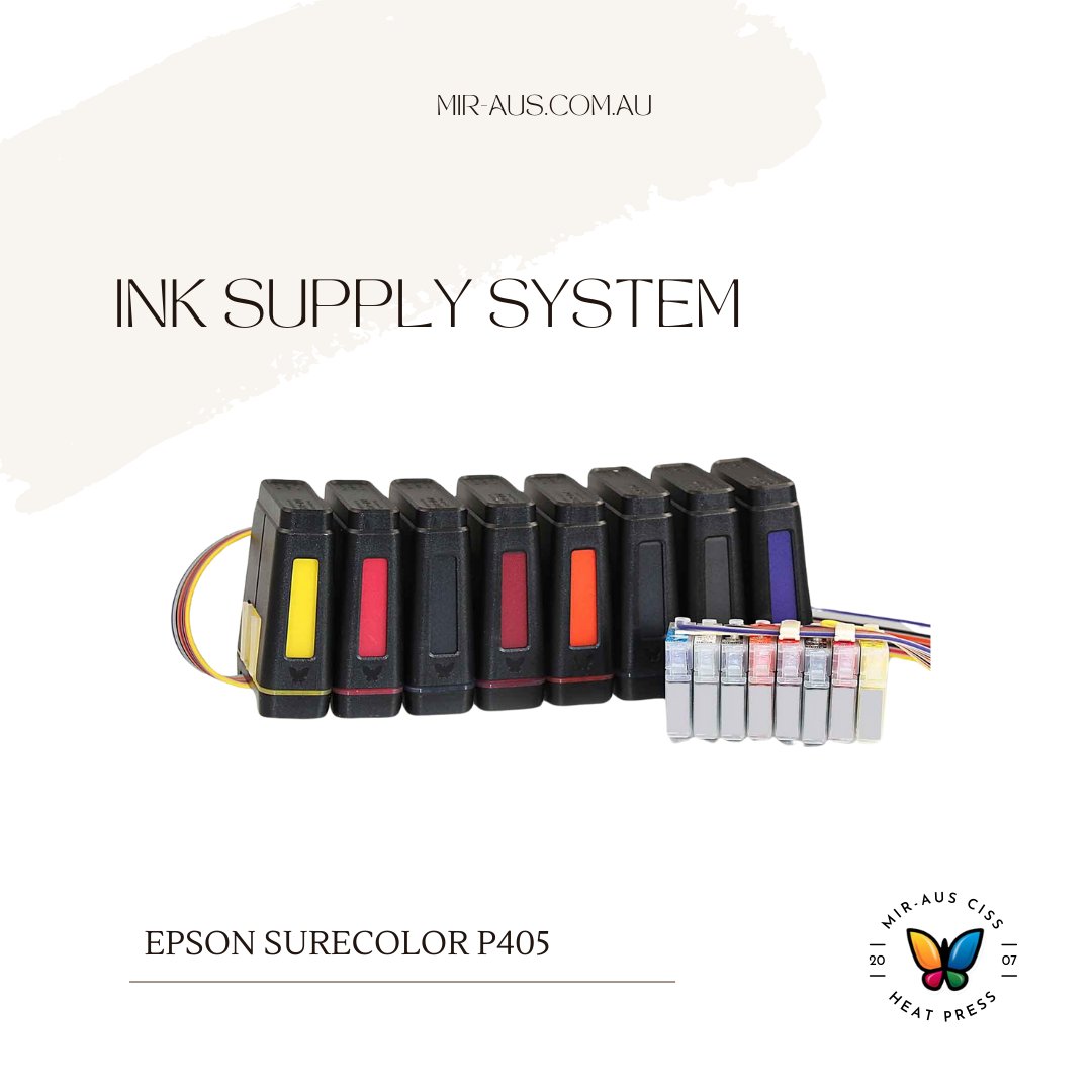 InkSupplySystem's tweet image. CISS for Epson SureColor P405

continuousinksupplysystem.com.au/en/home/100439…

#ciss #inksupplyssystem #inksystem #miraus #heatpress #mirpress #sublimation #heattransfer #australia #nsw #sublimationink 
#sydney #sydneybusiness #heatpressaustralia #epsonprinters #hpprinters #brotherprinters
