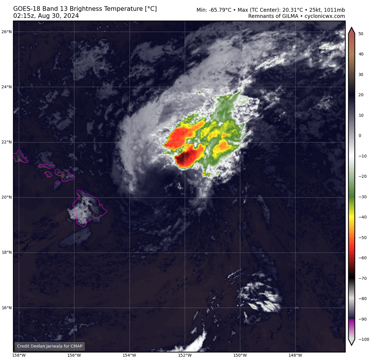 MitchH1917's tweet photo. @NHC_Pacific So, this is the last advisory...
Bye-bye #Gilma. You were a completely different storm as you were a #hurricane by an amazing timespan of 162 hours and during those hours you had 3 reintensification phases.
You'll be remembered as the special card of the deck
Credit: CyclonicWx https://t.co/Ys8OF8VdkT