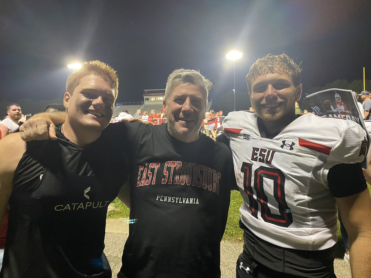 SteveMcT1's tweet image. Good first win! ESU 24 Edinboro 12. Gotta appreciate the Pioneer Love!!! @LSFootball1