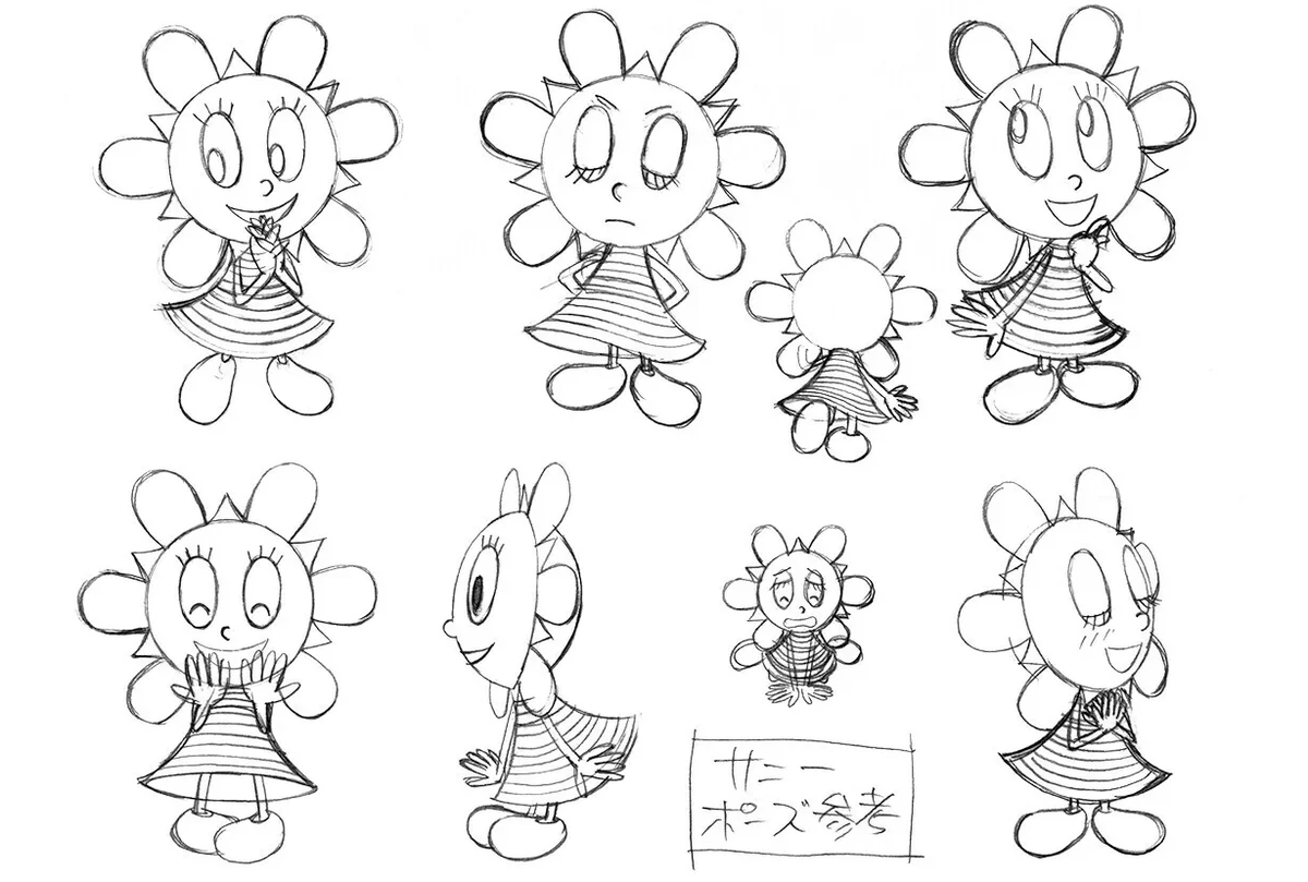 really interesting to see how the designs (by Takayuki Goto) done for the parappa anime translate rodney greenblat's intentionally paper flat designs to make them work in a 3d space while also keeping them true to their source material 