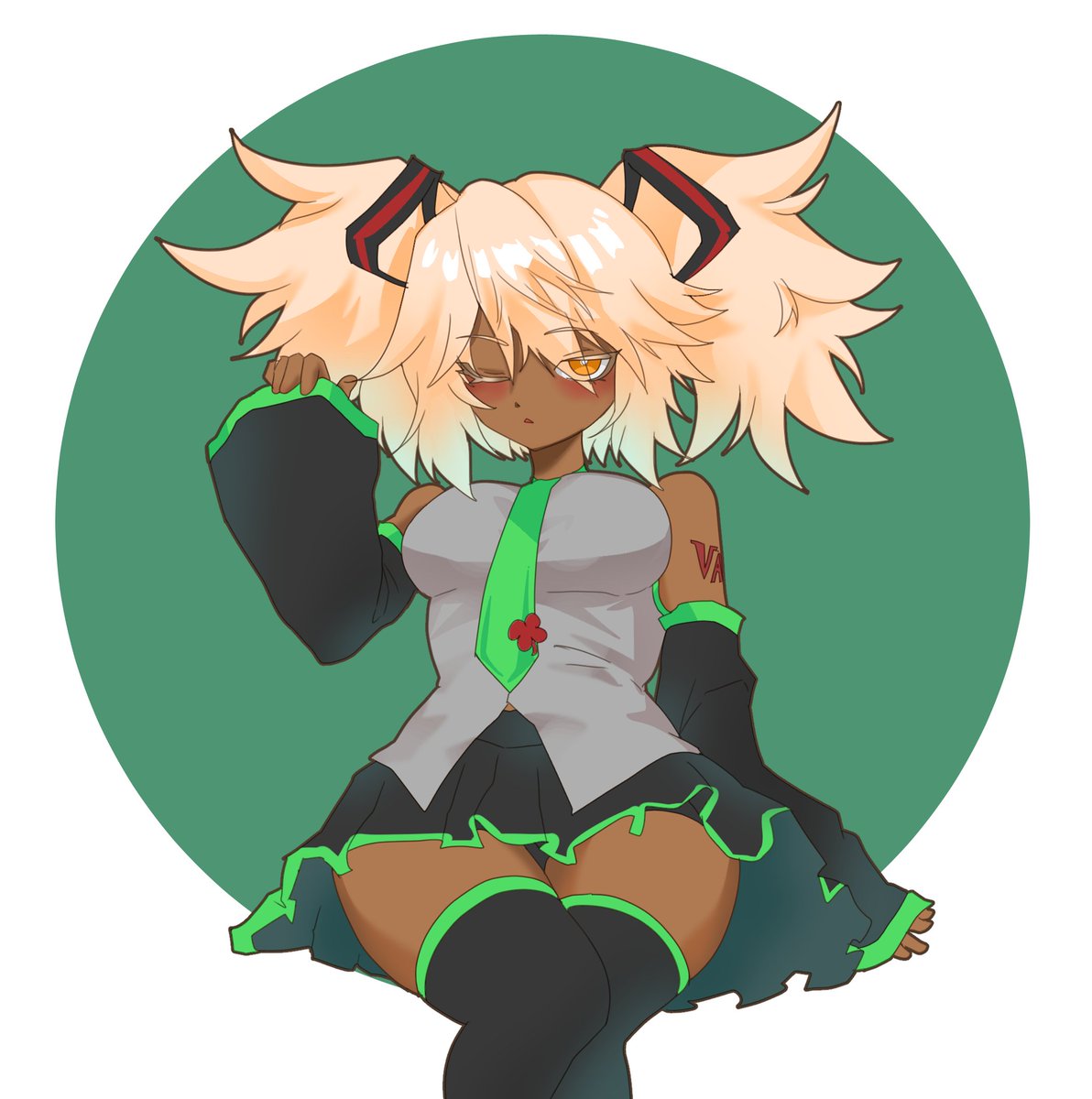 Lampopo_S2's tweet photo. Ram- miku https://t.co/hlzeR9GUaN