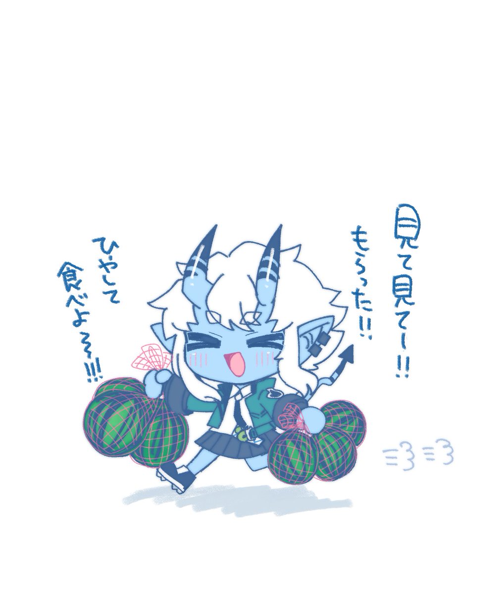 残暑ドカ食い部蒼角ちゃん 