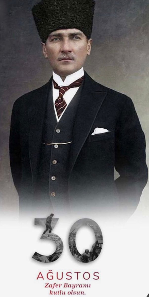 30 Ağustos zaferimizin 102. yılında Atatürk’ümüzü ve tüm silah arkadaşlarını minnet ve saygı ile anıyoruz 🙏