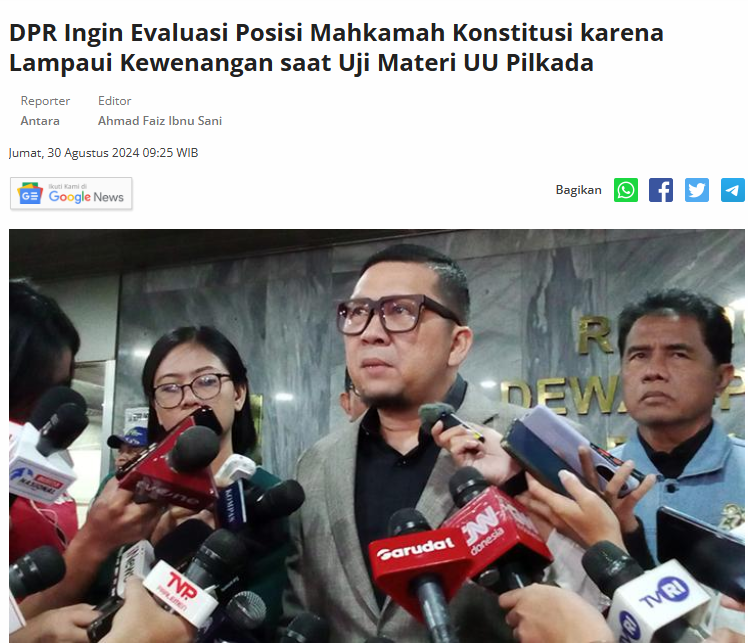 mardigu024's tweet photo. Semua yang ga sejalan dengan DPR di gembosi? https://t.co/Pc2wguLguL