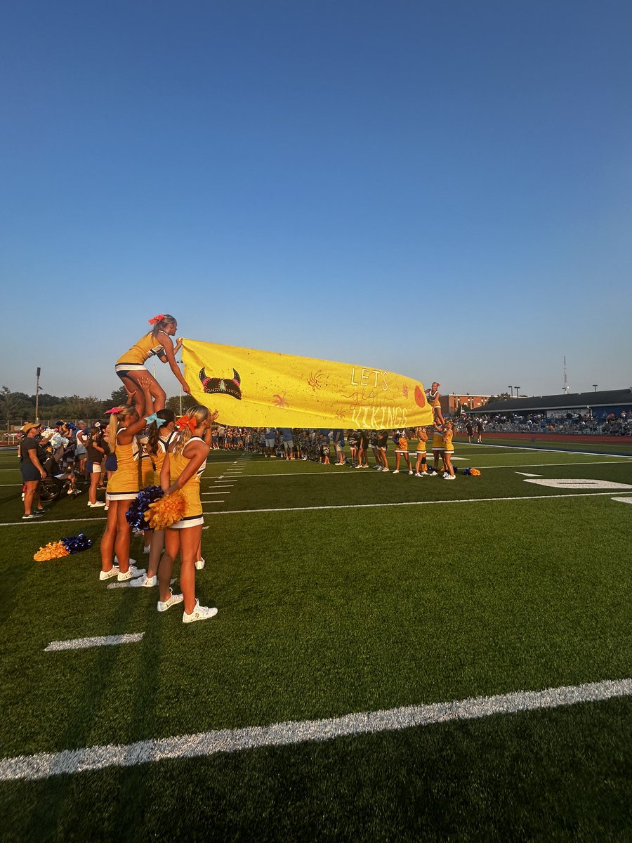 Jr Viking Night is always a favorite!! Big Thank you <a href="/12tHManBoosters/">12th Man</a> <a href="/fhhsvikingcheer/">FHHS Cheer</a> <a href="/Howell_FB/">Howell Football</a> <a href="/FHVikings/">Howell Vikings</a> 
It’s a great day to be a Viking