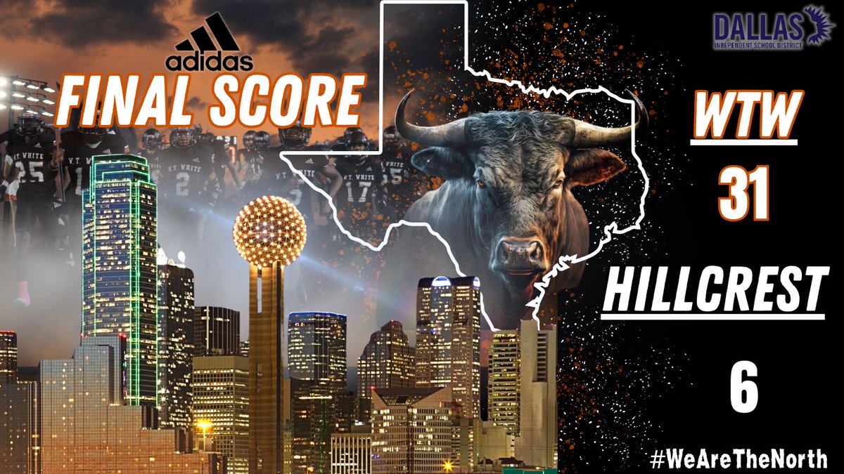 WT_WhiteFB's tweet photo. They not like us.
Longhorns WinβΌοΈβΌοΈ
@CoachKenRoss @BWingDisd @ClubWtw @WTWLonghorns @dallasathletics @txhsfbgameday @uiltexas
#WeAreTheNorth #HornsUp #WonTheWeek 1-0 π€πΎπ€πΎπ€πΎ https://t.co/mWhwFwYzpC