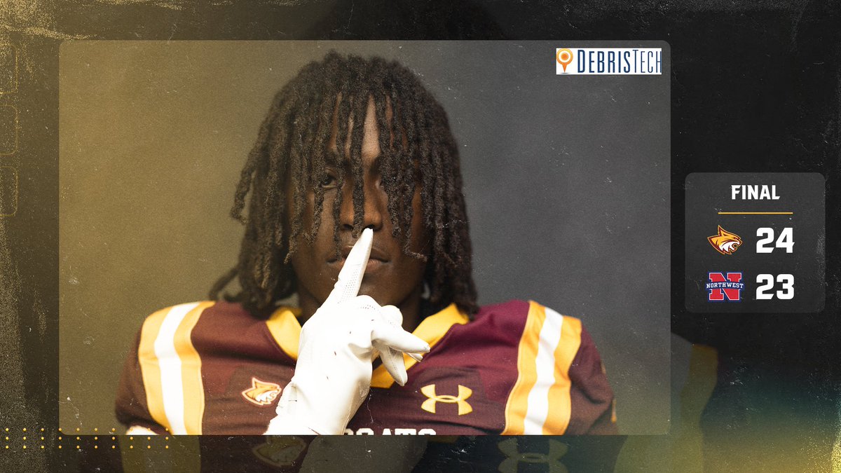 DOWN. GOES. NUMBER. SEVEN!

The Wildcats hit the road and UPSET No. 7 Northwest in their season opener! WHAT. A. WIN.

PRCC returns to action next week as it travels to Itawamba for a 7 p.m. kickoff!

#RRR🐾