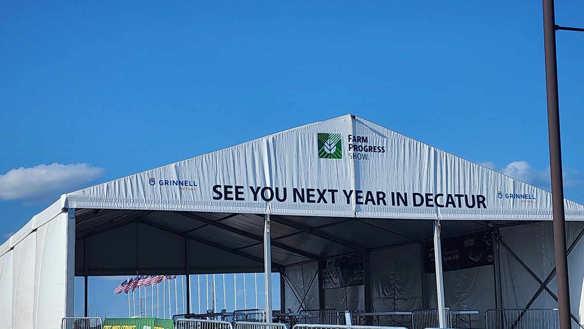 And that's a wrap on the 2024 Farm Progress Show.

As the sign says "See you next year in Decatur!"
