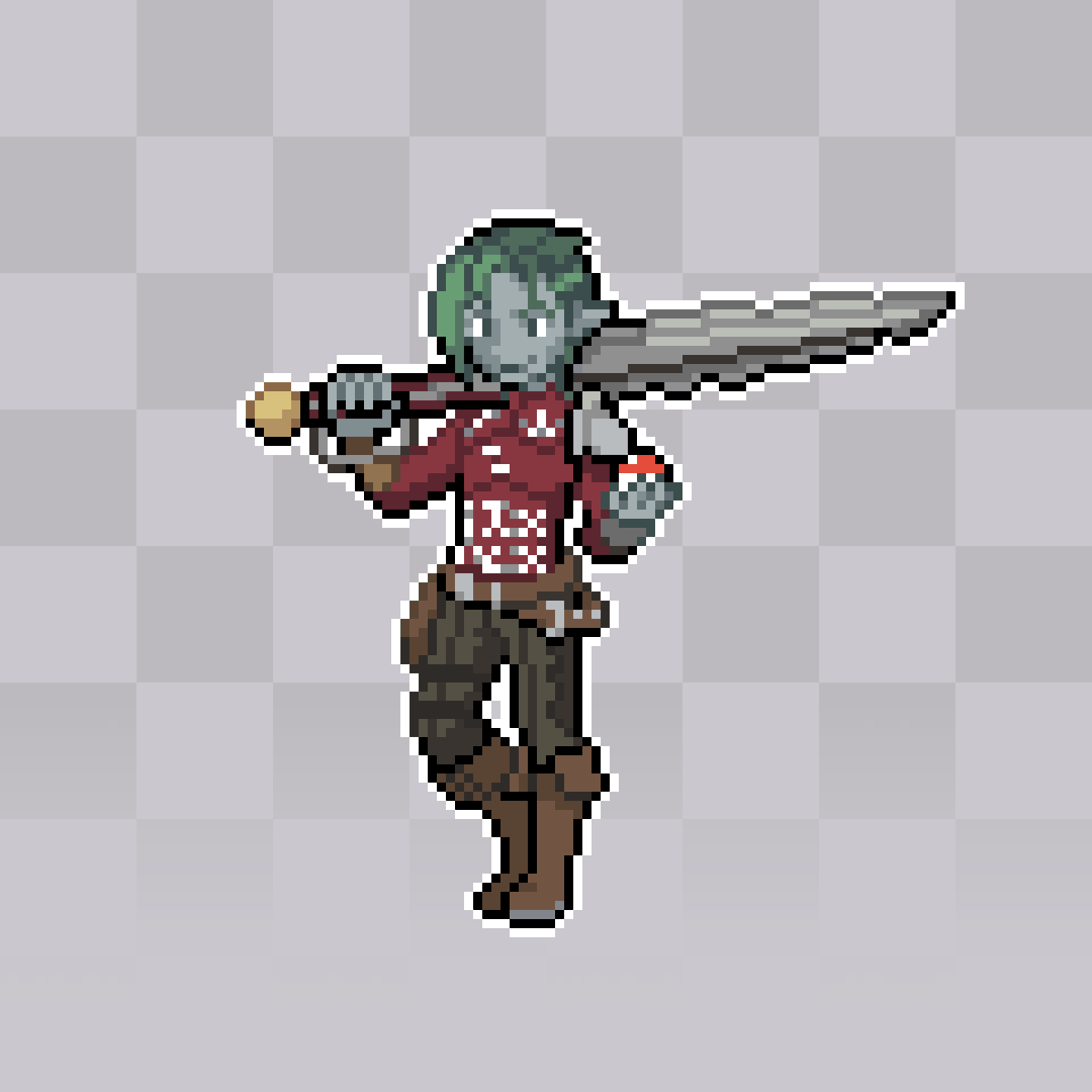 melpoli_98's tweet image. Gym leader and FFXIV OC! 
By the way, I accept Pokemon/Pokemon-like sprite c0mms and more. Should probably update my sheet lol. #pixelart #ドット絵