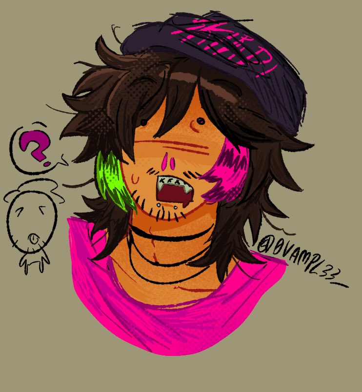 Doodle of the infected...,, #Regretevatorart #regretevator