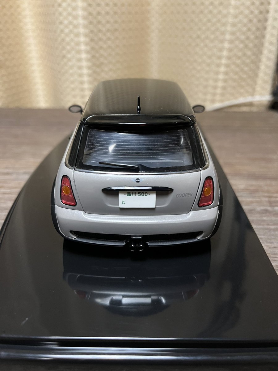 plum_model's tweet image. mini Cooper完成！！
友人の依頼通りの色に近づけられたんじゃないかな？

 #スケールモデル
 #プラモデル
 #miniCooper
 #ミニクーパー
 #車