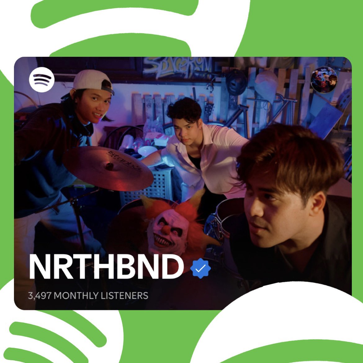 northboundbxtch's tweet photo. Yo! We just hit our first 3k streams, and we couldnβt be more stoked! For a smol band like us, this is huge, and itβs all thanks to YOU. Weβre gearing up to drop our full-length album in October, and we canβt wait to bring it to your town and see you in the pit! https://t.co/dbLRJ7egFx