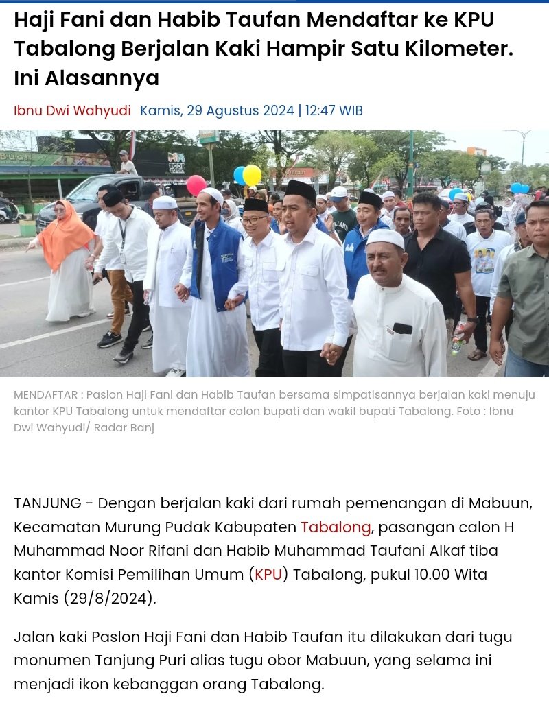 Just_mushlih's tweet photo. Tahun 2024 KABIB2 NDAWIR banyak yg kehilangan LAHAN NDAWIR karena kepercayaan masyarakat terhadap KISAH NDAWIRNYA mulai LUNTUR, akhirnya mereka pada masuk kedunia POLITIK yakni NYALON di PILKADA SEREMPAK mirip seperti jaman PKI dulu, banyak HABIB yg masuk dunia POLITIK PRAKTIS https://t.co/VuLh8xLFYg