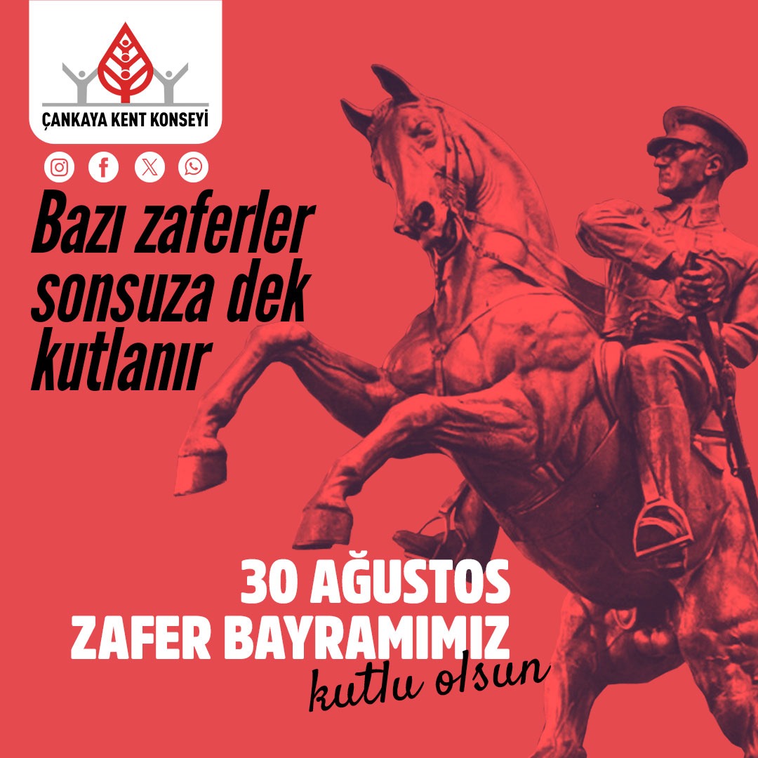 Bazı zaferler sonsuza dek kutlanır.
#30AgustosZaferBayramımız kutlu olsun.

#gazimustafakemalatatürk