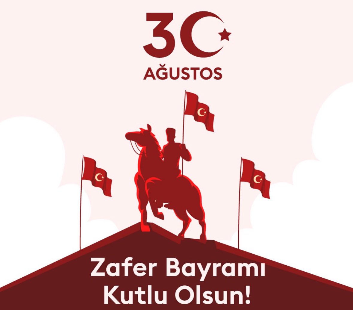 Büyük Zafer’in 102. yılında başta Gazi Mustafa Kemal Atatürk ve silah arkadaşları olmak üzere tüm kahramanlarımızı saygı ve minnetle anıyoruz. 
30 Ağustos Zafer Bayramımız kutlu olsun!