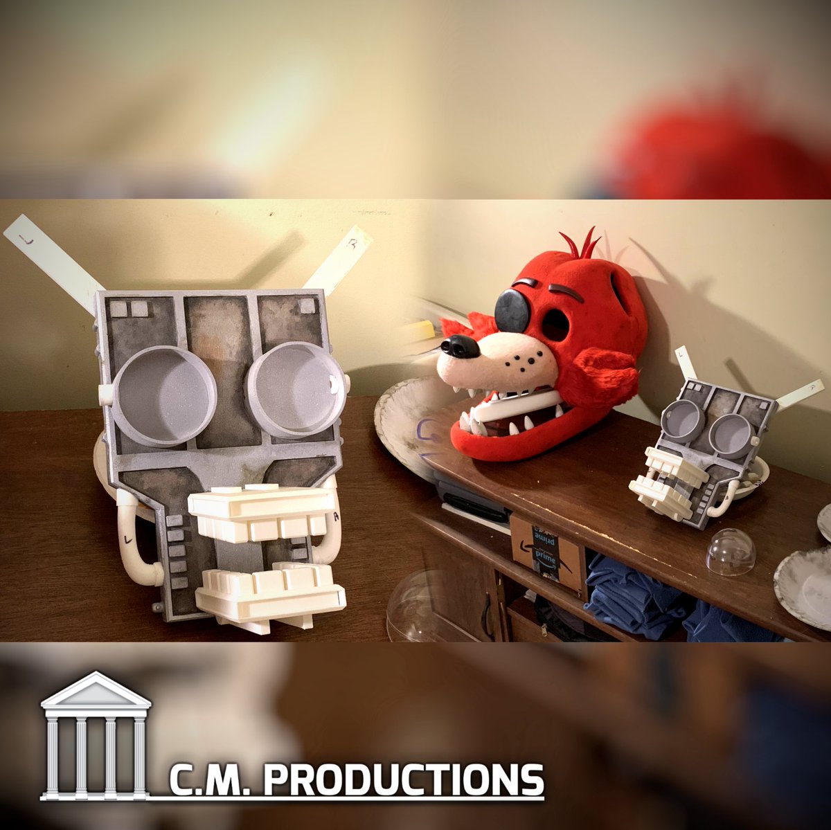 CMProductions6's tweet image. #FiveNightsAtFreddys #FNAF #fnafsecuritybreach #fnaffanart #FNAFMovie #cosplay #craft