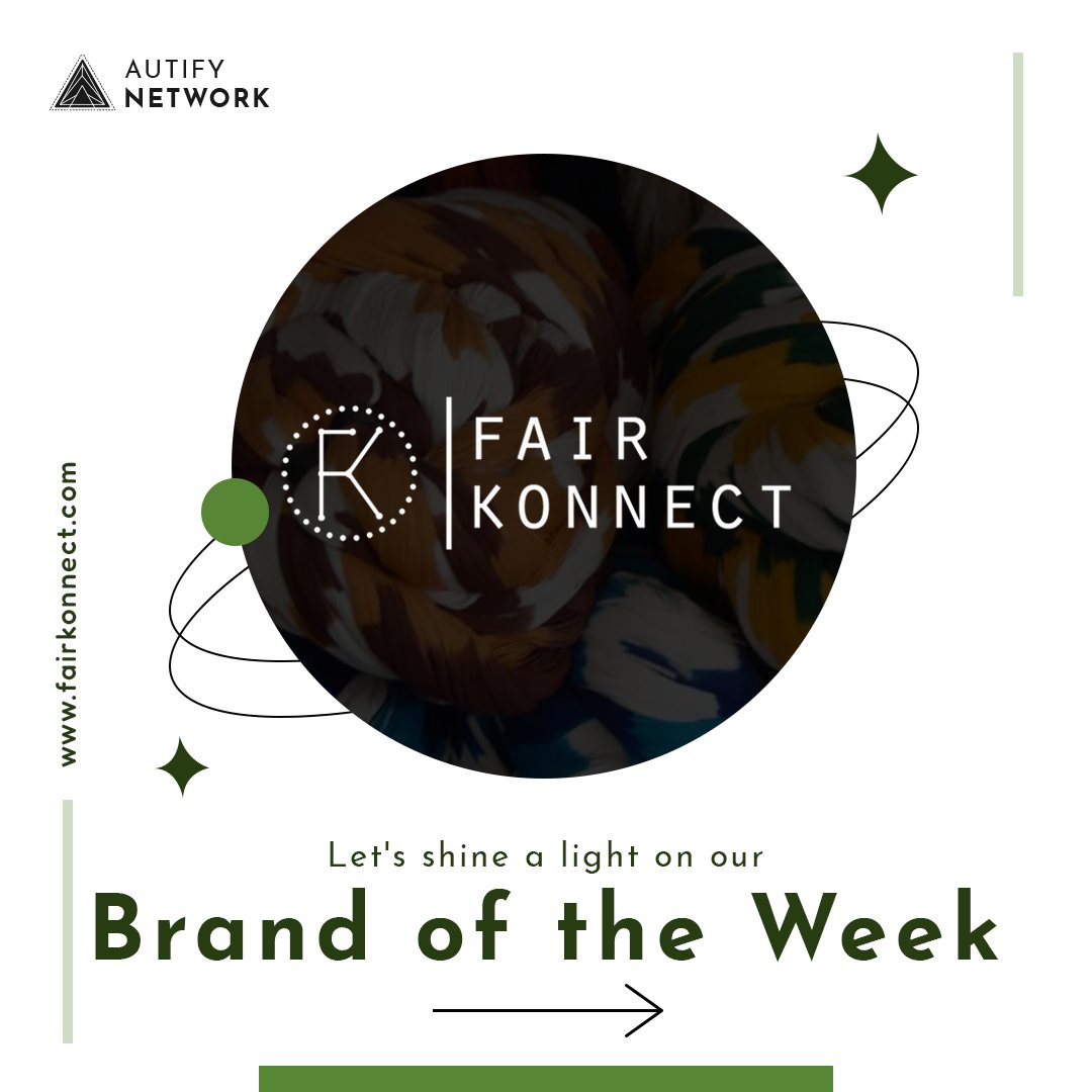 autifynetwork's tweet photo. This week’s brand spotlight: Fair Konnect! 🌍
Rema Sivaram is leading the charge in sustainable fashion, tackling one of the world’s biggest polluting industries—fashion.
Discover how Fair Konnect is making a difference.
#AutifyNetwork #FairKonnect #BrandOfTheWeek #Sustainability #SustainableFashion #FairTrade #EcoFriendly #EthicalFashion #ZeroWaste