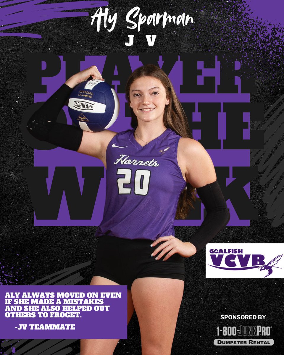 VC_Volleyball's tweet photo. #GOALFISH Players of the week. Each team votes on one teammate that they feel best represented our #GOALFISH mindset from the previous week! #justkeepswimming #beagoldfiah Congrats @AveryDavison, Aly, Ava! https://t.co/PaKveeF8xS