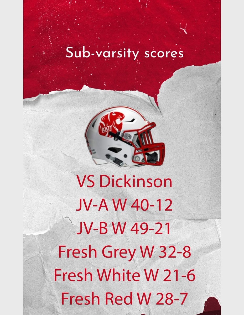 Katy Football tweet media