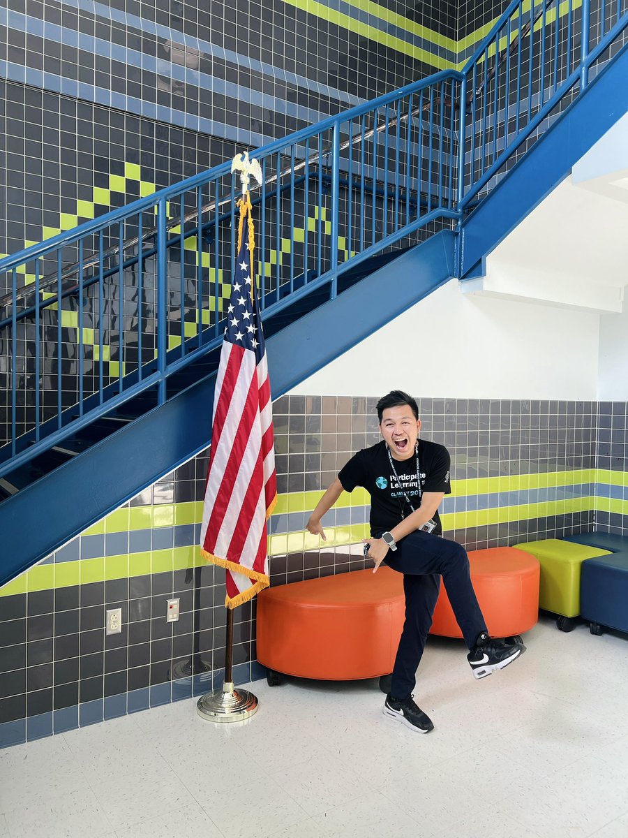 dbamistouso's tweet photo. Wearing my @ParticipateLrng shirt with pride at school today! 🫶❤️🇺🇸 #feelinggrateful #participatelearning #unitingourworld https://t.co/WXU2B5Syhq