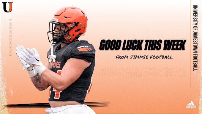 Thank you <a href="/JimmieFootball/">Jamestown Football</a> and <a href="/CoachSClancy/">Shane Clancy</a>