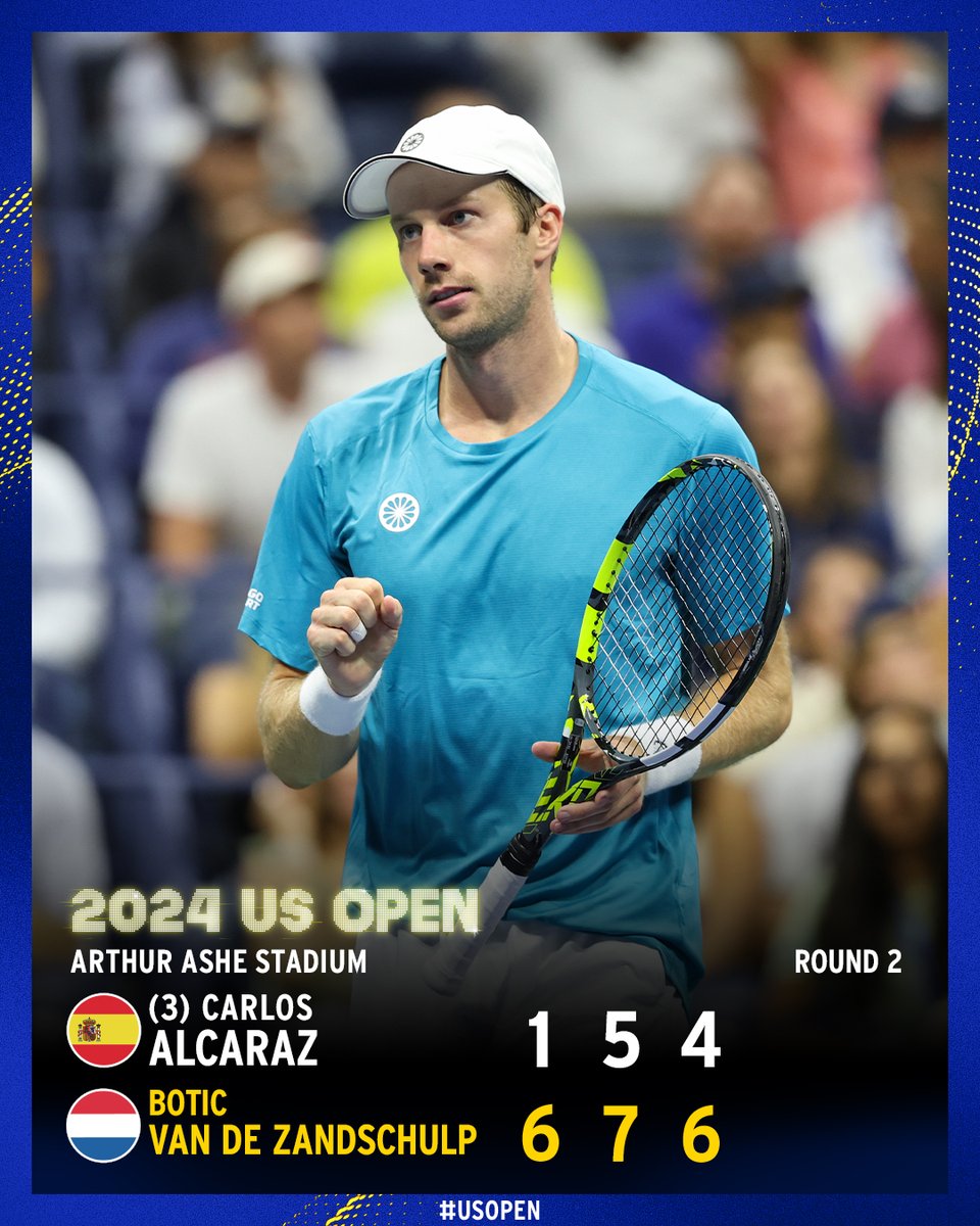 usopen's tweet photo. BOTIC VAN DE ZAND-STUNNER https://t.co/3z1U95zJhP