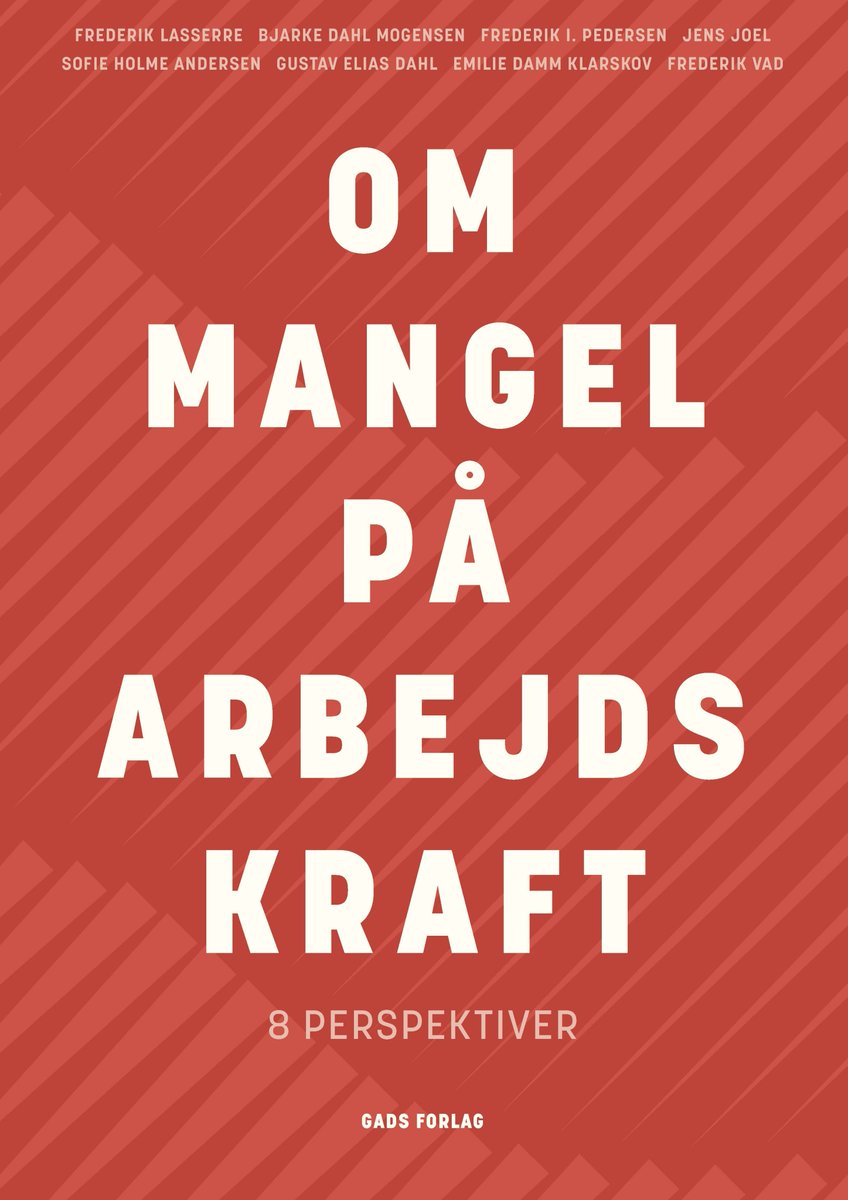 GustavEDahl's tweet photo. I dag udkommer jeg og en række medforfattere med en ny bog "Om mangel på arbejdskraft".

Den handler om, hvordan erhvervslivet har bildt #dkpol og #dkmedier ind, at dette helt almindelige og uproblematiske fænomen i virkeligheden er en samfundskrise, der skal løses politisk🧵👇 https://t.co/x2BtfJKtqu