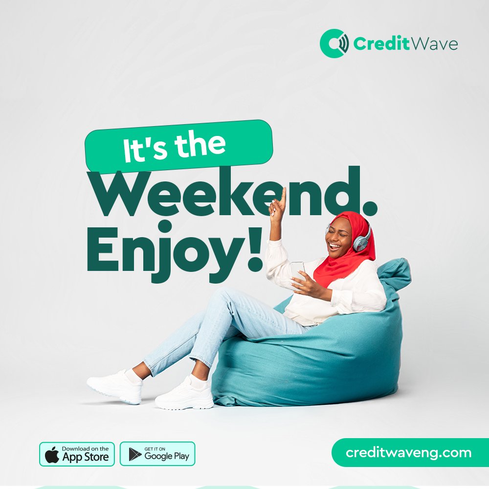 Cheers to the weekend! 🥂 Kick back, relax, and let CreditWave handle the rest. 🌟 
.
.
.
#WeekendVibes #CreditWave #RelaxAndEnjoy #FinancialFreedom