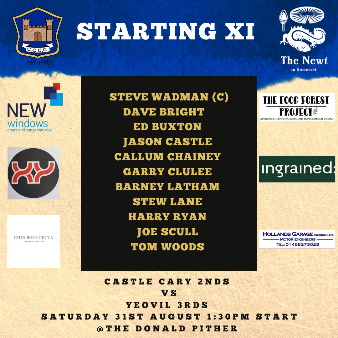 For the final time this season. Good luck to all involved