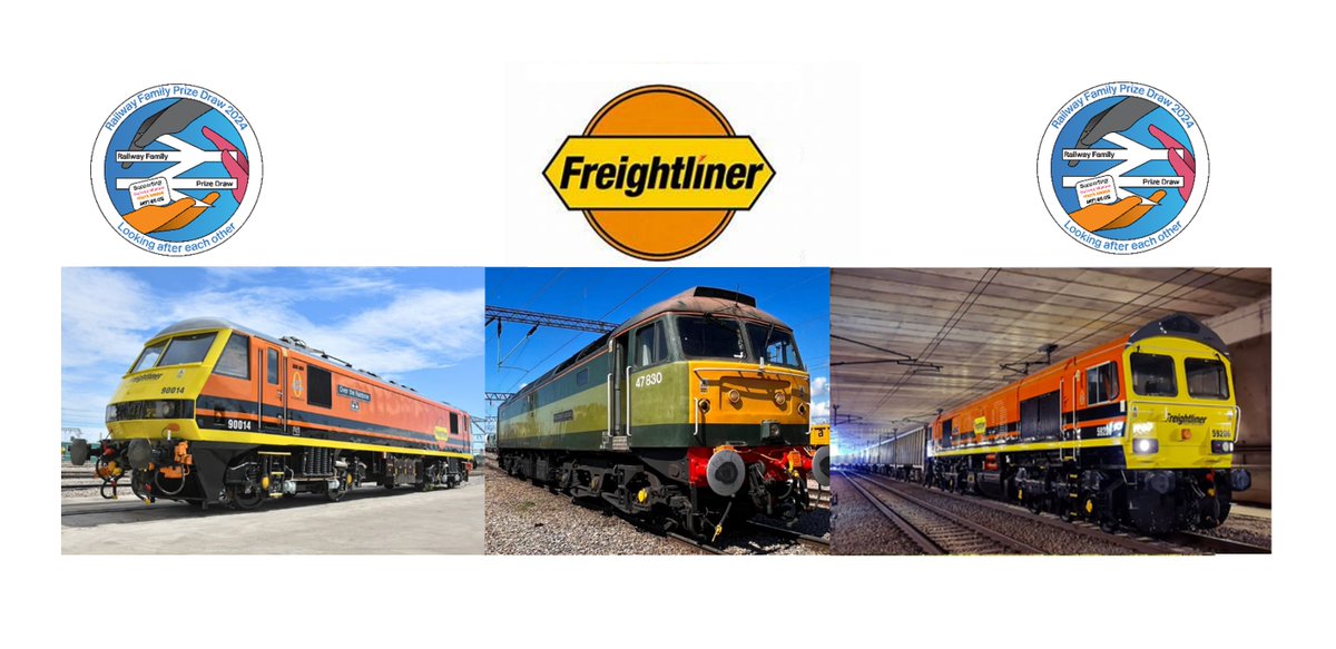 RailwayFamilyR1's tweet photo. Welcome to the first 'Freightliner Friday' of the 2024 Railway Family Prize Draw!

You want to sit up front of the longest, heaviest trains in the UK? No problem!

CAB RIDE WITH @RailFreight !!!

https://t.co/pAzga4Hcr9 https://t.co/OujTLJcQu8