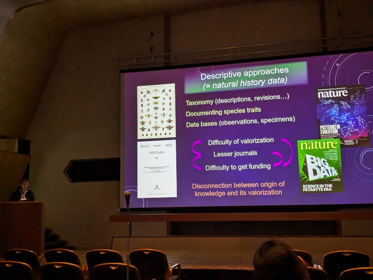 Gael Kergoat (@gkergoat) on Twitter photo last day at #ICE2024 and another great talk, this time by <a href="/TonyRobillar/">Tony Robillard</a> @ISYEB_UMR !
on the importance of 'traditional' natural history work (generally not well-funded in the era of big data) in order to unravel large-scale ecological and evolutionary patterns and processes last day at #ICE2024 and another great talk, this time by <a href="/TonyRobillar/">Tony Robillard</a> @ISYEB_UMR !
on the importance of 'traditional' natural history work (generally not well-funded in the era of big data) in order to unravel large-scale ecological and evolutionary patterns and processes