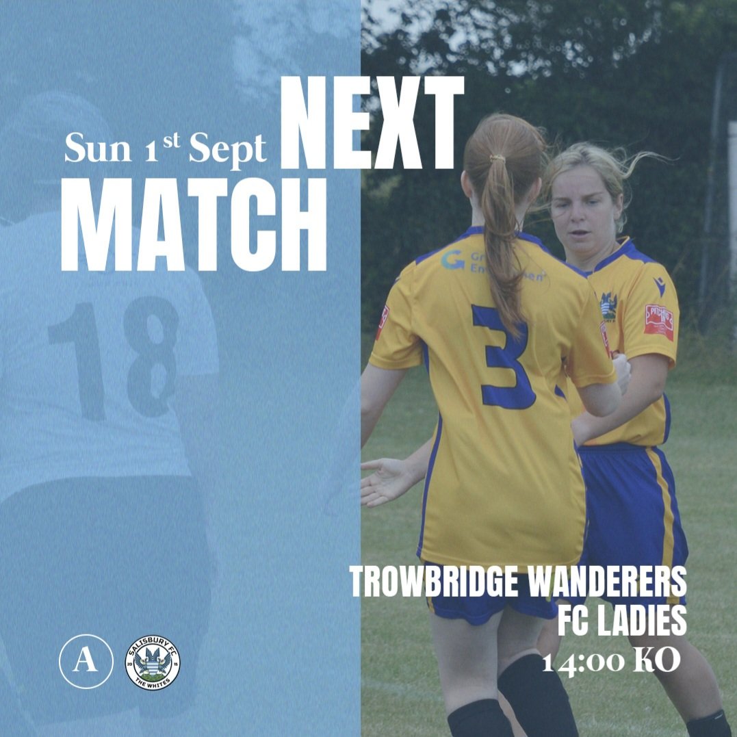 SalisburyWFC's tweet photo. 💥⚽Our first game of the season is just around the corner! ⚽

Salisbury FC Women are heading to Trowbridge Wanderers FC Ladies' ground this Sunday. 

Let’s bring the noise across Wiltshire! 💥⚽ 

#SalisburyFCWomen  #football @WiltsCountyFA @journalupdate @FRIENDLYGAMEUK https://t.co/BZMgbf6INe