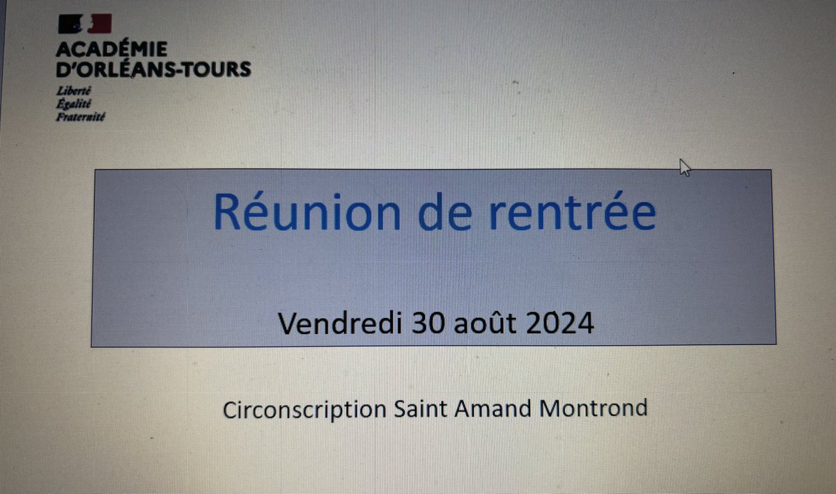 Christelle Buira (@christellebuira) on Twitter photo Réunion de rentrée des directeurs et directrices sur la Circonscription de Saint Amand Montrond en présence de Madame l’Inspectrice <a href="/GobletSeverine/">Severine GOBLET</a> et de toute l’équipe : secrétariat, CPC, CPD, membres du RASED, enseignants référents, ERUN.
<a href="/MarieHbrard/">Hébrard Marie-Pierre</a> <a href="/GiomF18/">Guillaume F 🌻💙💛</a> <a href="/dsden18/">DSDEN du Cher - Académie d'Orléans-Tours</a> Réunion de rentrée des directeurs et directrices sur la Circonscription de Saint Amand Montrond en présence de Madame l’Inspectrice <a href="/GobletSeverine/">Severine GOBLET</a> et de toute l’équipe : secrétariat, CPC, CPD, membres du RASED, enseignants référents, ERUN.
<a href="/MarieHbrard/">Hébrard Marie-Pierre</a> <a href="/GiomF18/">Guillaume F 🌻💙💛</a> <a href="/dsden18/">DSDEN du Cher - Académie d'Orléans-Tours</a>