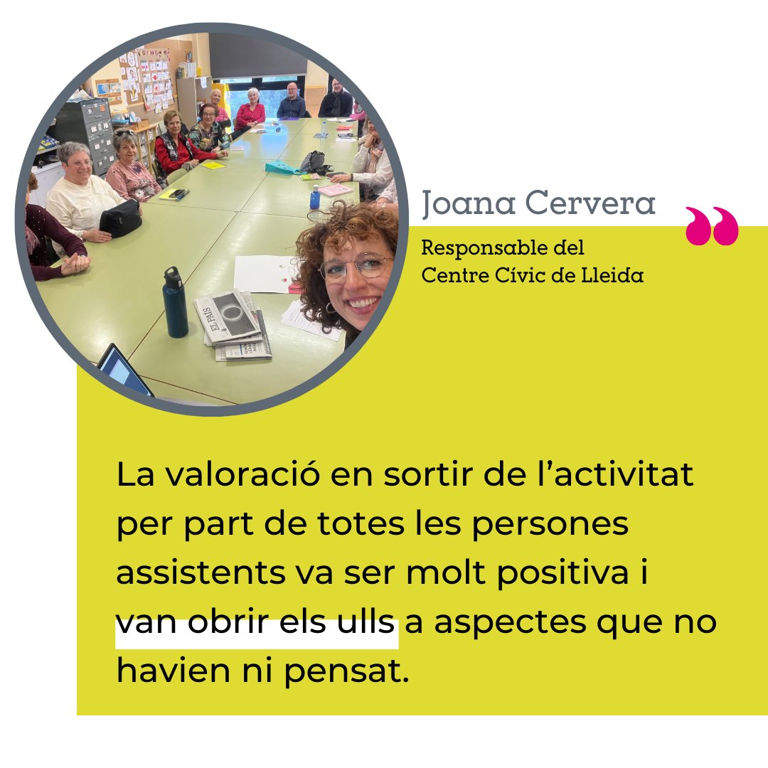 _Com360's tweet photo. Sempre són jornades molt productives: els participants surten amb eines i tips per protegir-se. Nosaltres les gaudim molt perquè són especialment amenes i dinàmiques. La nostra gran gent ens donen lliçons d'esperit crític i demostren que tenen la voluntat de millorar el món. https://t.co/tJdi5o6ncl