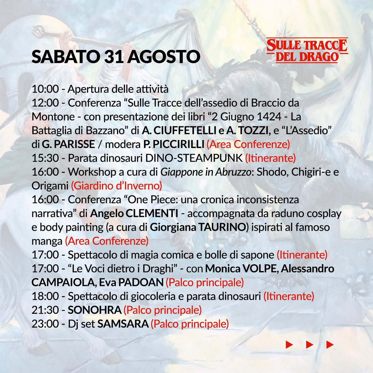 laquilarinasce's tweet photo. #STDD: una scatola magica che si rinnova ogni anno con nuove iniziative musicali, culturali e ludico-ricreative. Tutte ispirate alla riscoperta delle radici, dell'identità coltivando contemporaneamente la capacità di includere. Sempre #Fantasy #JRRTolkien #GiochidiRuolo #LAquila https://t.co/HCgBaFIWG6
