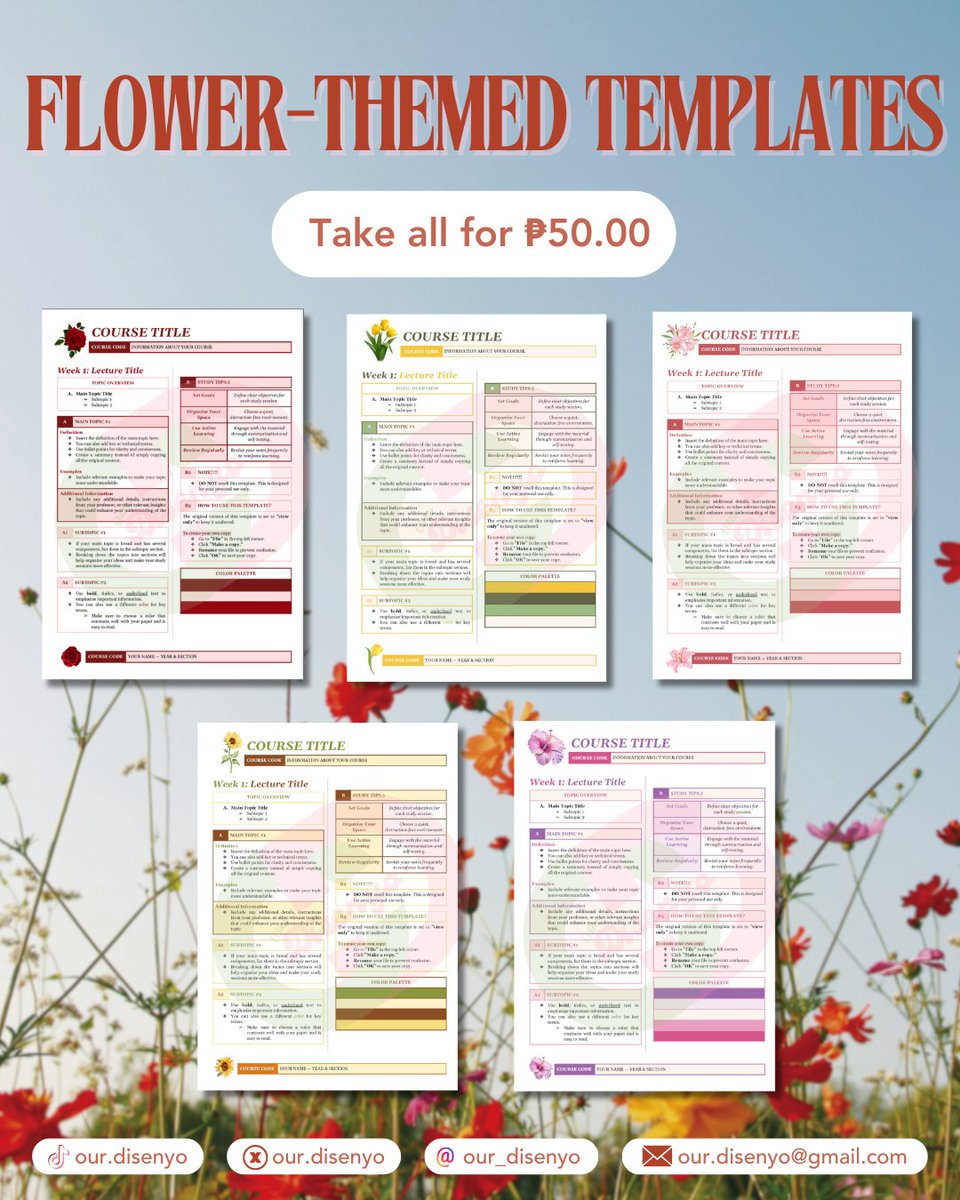 our_disenyo's tweet photo. If you’d like to make your notes in full bloom, you may purchase this bundle. Let your ideas blossom in every page 🪷

Send us a message for more deets💌

#studytwt #studytwtph https://t.co/2hEjZACjTP