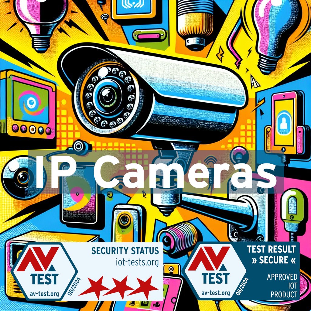 The next AV-TEST #IoTProductOverview is now online on iot-tests.org!

With IP Cameras being one of the most crowded product categories of the #IoT, it was about time to shed some light on the devices that monitor our lives, properties and ...cats!

#IoTSecurity