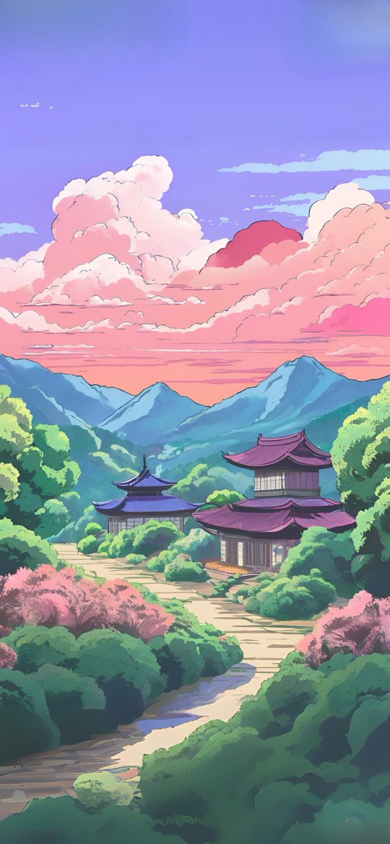 RestfulViews's tweet image. Houses in a mountain landscape
Wallpaper