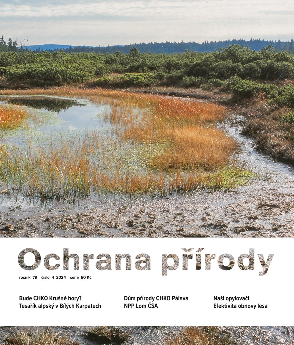 Co najdete v čerstvém čísle časopisu Ochrana přírody?👇 Mimo jiné 👇
▪️ proč vyhlásit CHKO Krušné hory
▪️ co se chystá k ochraně opylovačů
▪️ jaká bude národní přírodní památka Lomu ČSA
▪️ jak se daří tesaříku alpskému ve Vlárském průsmyku
Čtěte zde ➡️ casopis.ochranaprirody.cz.