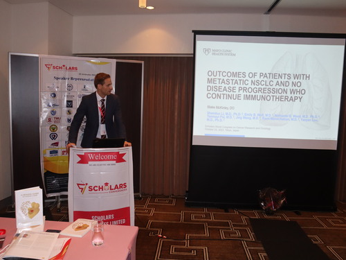 CancerMeet2024's tweet photo. Watch the exclusive video of Blake McKinley's captivating presentation at Cancer Science 2023: https://t.co/OFP3t3EsNY

Join us for our upcoming conference:
Cancer Science 2024
📅September 23-25, 
📍 Singapore
cancerscience@scmeetings.org
https://t.co/VO4nNp8OJY
@ScholarsConfer1 https://t.co/ov9P07WJke