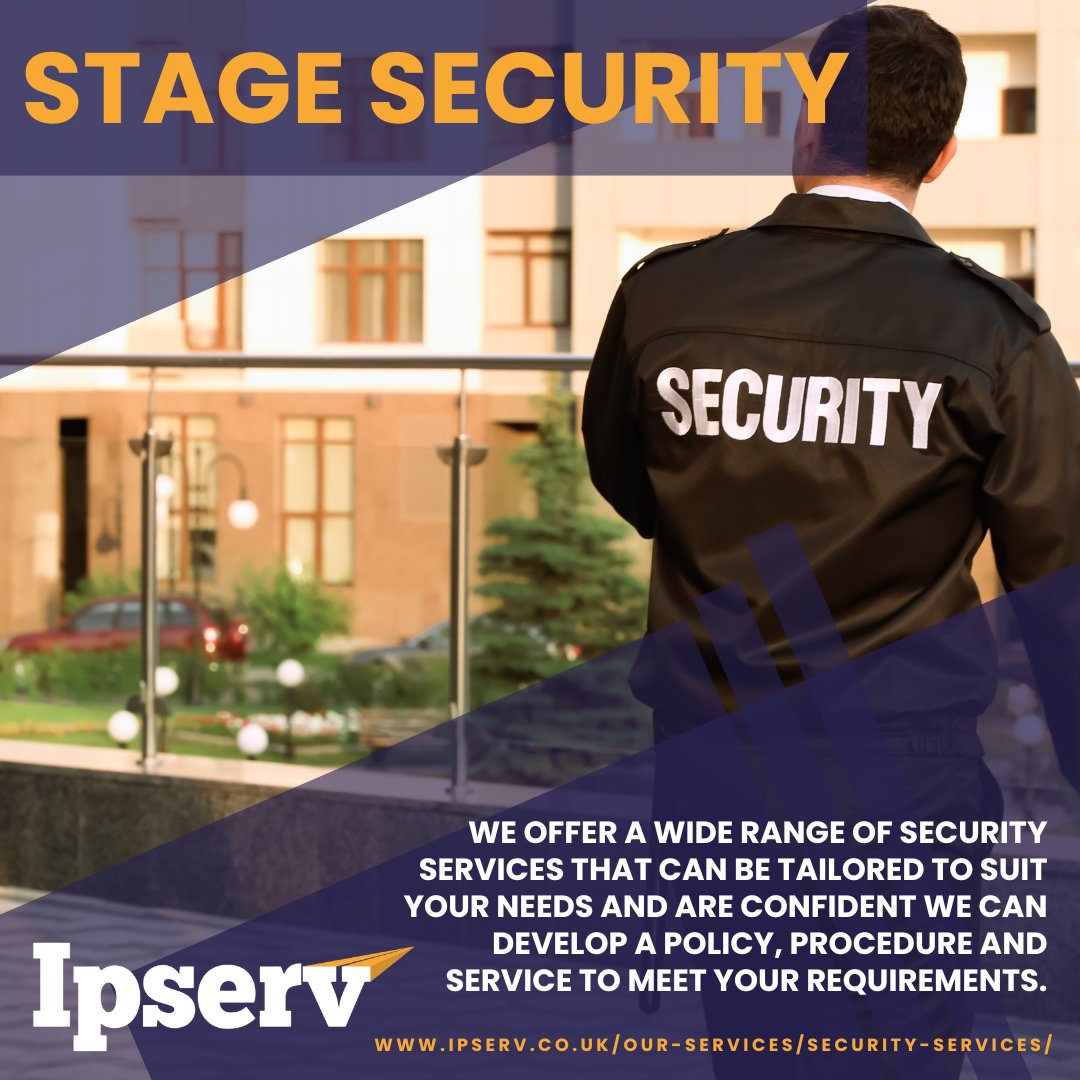 IpservUK (@ipservuk) on Twitter photo At Ipserv, safety and security are our top priorities for guest experience. Our partner <a href="/StageEventSec/">Stage Event Security</a>, a trusted industry leader provide SIA licensed door supervisors. Count on us for exceptional venue security, ensuring guest safety and brand reputation. At Ipserv, safety and security are our top priorities for guest experience. Our partner <a href="/StageEventSec/">Stage Event Security</a>, a trusted industry leader provide SIA licensed door supervisors. Count on us for exceptional venue security, ensuring guest safety and brand reputation.