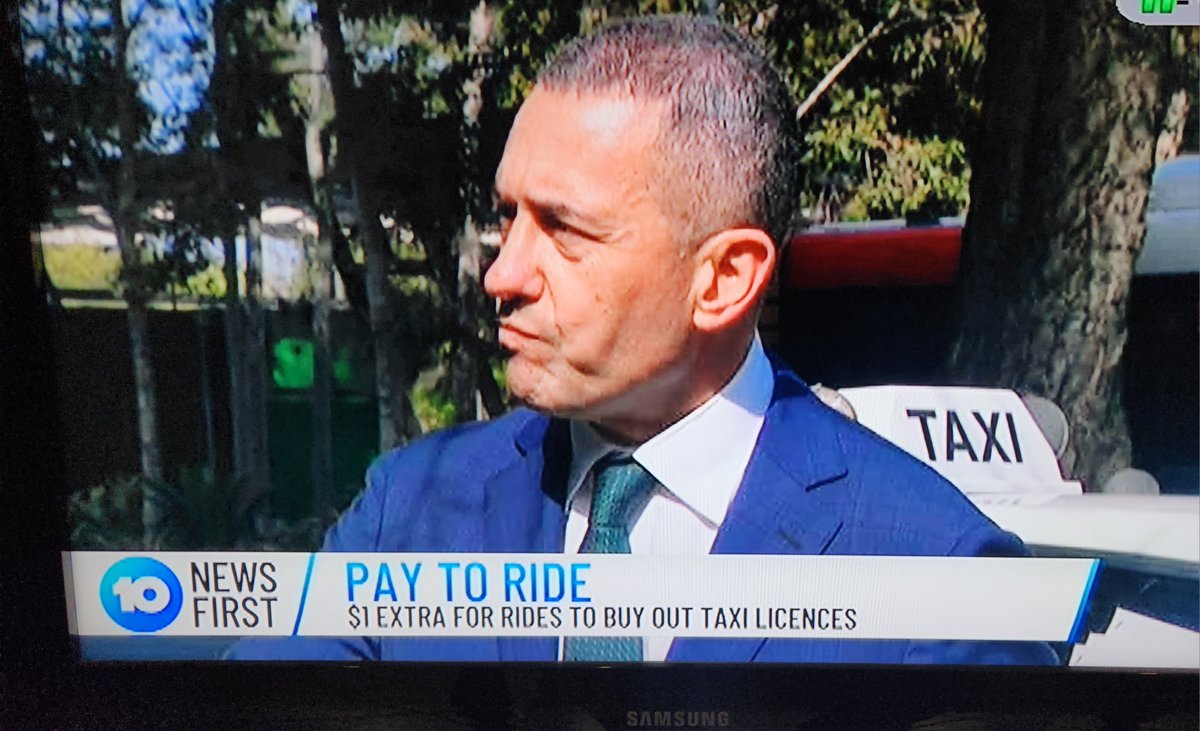 TurboTomMP's tweet photo. So here's my plan to contend with the increased cost of living &amp; to help my former buddies in the taxi industry. We're gonna double the passenger transport levy currently being charged for rideshare fares.
Yes, ur Uber ride is about to become more expensive! Good luck with that! https://t.co/BNFivniZ6y