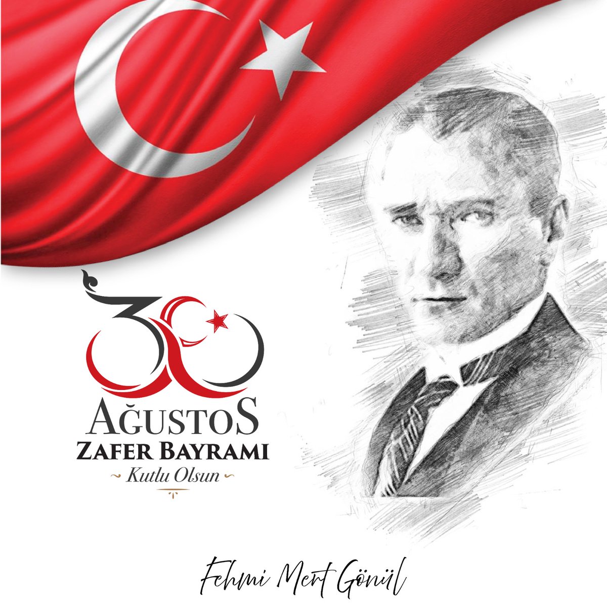 fehmimertgonul's tweet photo. Yollar vardır, meçhulün önümüze serdiği çizgilerdir. Bu yollarda yolcu, talihinin tezgahlarında kendi kaderini dokur. 

Bir milletin Samsun'da başlayıp Erzurum'dan, Sivas'tan ve Ankara'dan geçen ve İzmir'de biten yolculuğu da böyle bir yolculuktu. 

Bu uzun yolda; azim ve kararlılığı ile milletin bilinmez talihinin zaferle taçlanması için hayatlarını ortaya koyan, başta Mustafa Kemal Atatürk olmak üzere, silah arkadaşları, şehit ve gazilerimizi rahmetle anıyoruz. 

30 Ağustos Zafer Bayramı kutlu olsun!

#30AğustosZaferzbayramı #MustafaKemalAtatürk