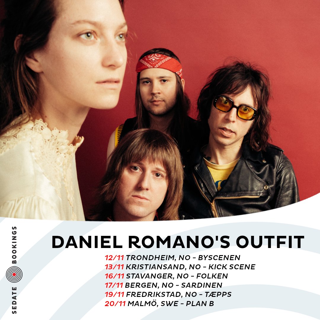 Scandinavian shows added to Daniel Romano's Outfit's fall European tour: tinyurl.com/DanielRomano08…

#danielromano
#theoutfit
#justgetmetotheshow