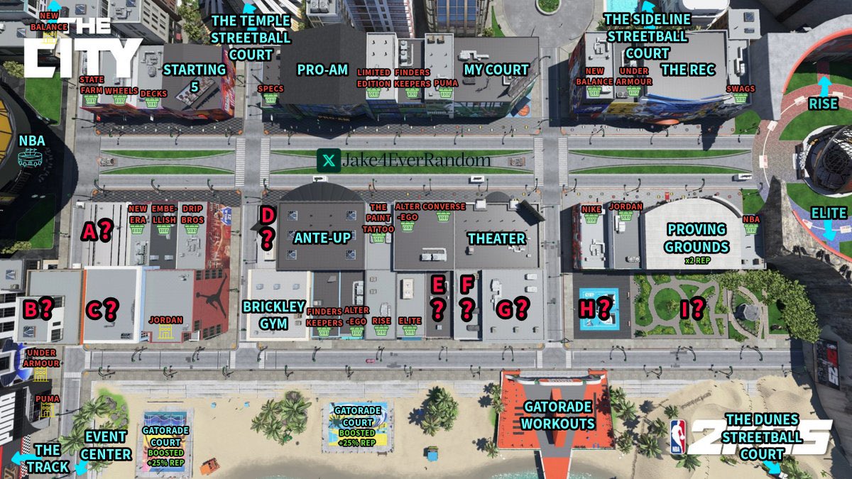 NBA2KMovement's tweet photo. THE CITY LAYOUT IS SO GOOD IN 2K25 https://t.co/5X7F6HIvu6