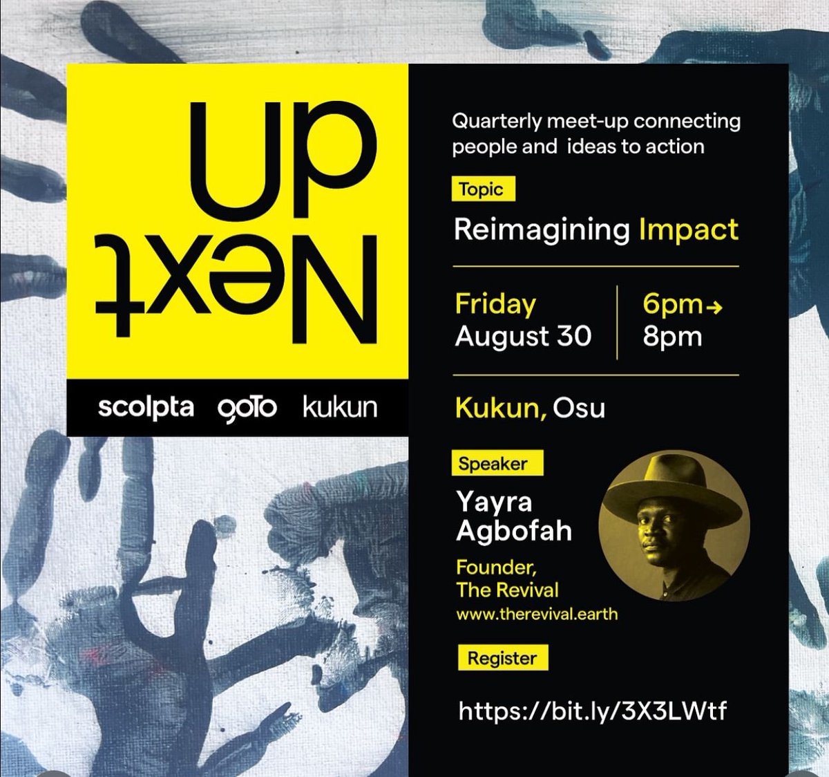 Up Next! Our featured speaker, Yayra Agbofah of @therevival.earth is a true pioneer in this space. He’s transforming textile waste into opportunities for communities, showing us all how innovation and responsibility can create lasting change.

lu.ma/q7gxi4il