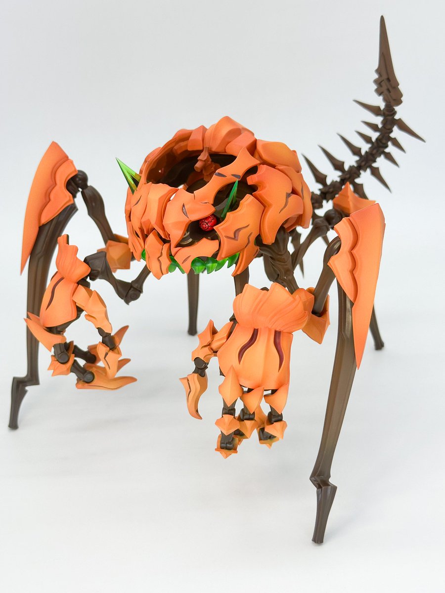 「パンプキンアーマーの足関節ジョイントは取り外し出来るので組み替え遊び出来ます。#」|むうてんのイラスト