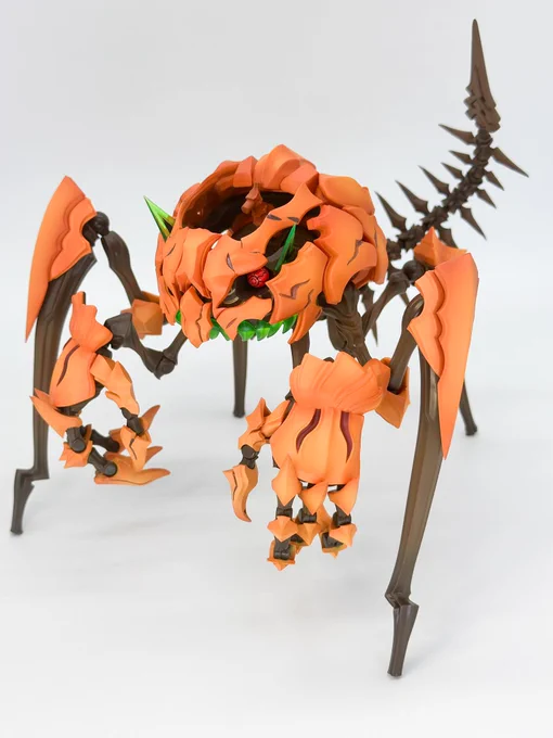 パンプキンアーマーの足関節ジョイントは取り外し出来るので組み替え遊び出来ます。#パンプキンプリンセス #蝸之殻 #スネイルシェル 